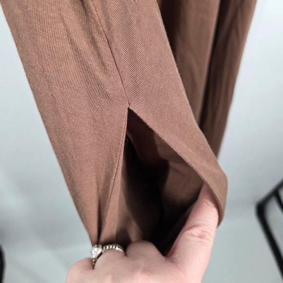 Soft Surroundings 2X Brown Maxi Dress Pima Cotton Modal Blend Tank Style Capsule - Picture 5 of 7
